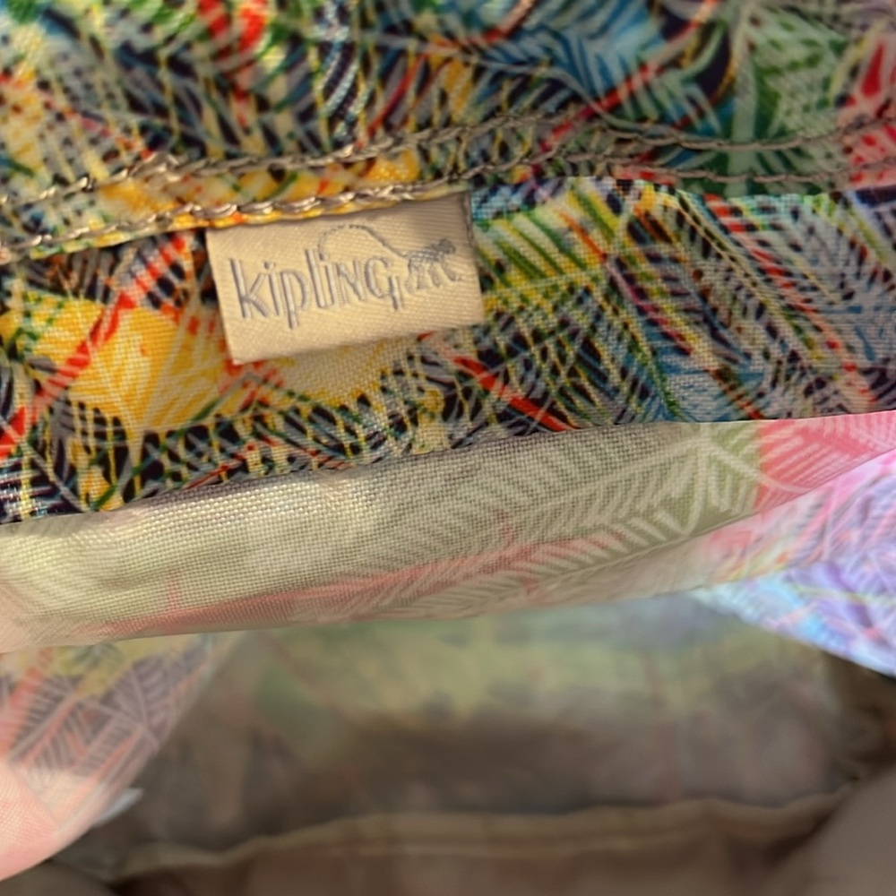 Kipling Rainbow Leaves Mini Backpack - image 7
